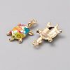 Alloy Enamel Pendants FIND-CJC0027-01G-06-2