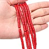Synthetic Turquoise Beads Strands TURQ-G110-8x4mm-01-4