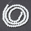 Opaque Solid Color Imitation Jade Glass Beads Strands EGLA-A044-P2mm-D01-2