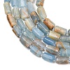 Natural Blue Calcite Beads Strands G-F836-B01-01-4