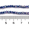 Baking Electroplate Glass Beads Strands X-DGLA-A039-J4mm-B04-4
