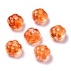 Autumn Theme Transparent Glass Beads GLAA-P049-A01-1