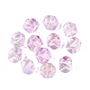 Electroplate Transparent Glass Beads EGLA-Q140-01-A02-1