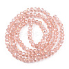 Electroplate Glass Beads Strands EGLA-A034-T6mm-B32-2
