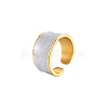 Stainless Steel Enamel Cuff Rings LE3128-1