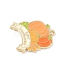 Thanksgiving Day Alloy Enamel Pendants ENAM-I076-01G-13-2