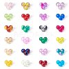 Spray Painted Crackle Glass Beads CCG-PH0002-01-6mm-5