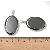 Synthetic Non-magnetic Hematite Pendants G-M415-01P-03-3