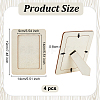 Wood Photo Frame Stands DIY-WH0196-15-2