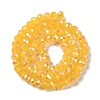 Baking Electroplate Glass Beads Strands DGLA-A039-J10mm-B13-2