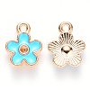 Alloy Pendant Rhinestone Settings LS-ENAM-S121-098-1