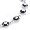 304 Stainless Steel Anklets AJEW-G024-02P-3