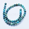 Dyed & Heated Natural Imperial Jasper Round Bead Strands G-M274-05-6mm-2