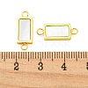 304 Stainless Steel Shell Connector Charms STAS-L022-012G-3