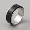 304 Stainless Steel Plain Rotating Finger Ring RJEW-WH0011-10D-EB-1