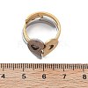 304 Stainless Steel Cuff Rings LS-RJEW-K287-04C-5