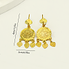 Brass Chandelier Earrings for Women FQ5405-2-2