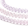 Transparent Painted Glass Beads Strands DGLA-A034-T3mm-A05-4