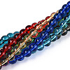 Transparent Glass Beads Strands GLAA-N058-8mm-B01-2