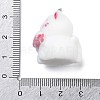 Flocky Resin Pendants RESI-Q002-09A-3