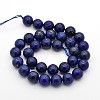 Dyed Natural Lapis Lazuli Round Beads Strands G-G735-06-8mm-2