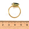 304 Stainless Steel Pave Cubic Zirconia Finger Rings for Women SA-CBAABBA-08C-G-3