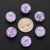 Transparent Crackle Acrylic Beads MACR-S373-66B-N15-3