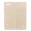 Paper Hair Ties Display Cards LS-DIY-WH0209-41B-1