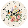MDF Printed Wall Clock HJEW-WH0058-003-1