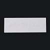 Plastic Necklace Chain Adhesive Pouch for Necklace Display Cards AJEW-P088-01A-2