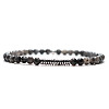 Natural Round Labradorite Beaded Bracxelets for Men OI5065-5-1