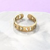 304 Stainless Steel Open Cuff Rings RJEW-K245-55G-4
