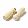 Unfinished Wooden Peg Dolls Display Decorations WOOD-E015-01E-2