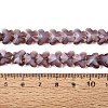 Opaque Glass Beads Strands GLAA-N073-01I-4