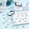 300Pcs Plastic Slide Charms KY-SC0002-60-4