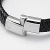 Braided Leather Cord Bracelets BJEW-I200-09-4