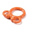 Spray Painted Alloy Spring Gate Rings PALLOY-K257-07-4