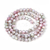 Ombre Effect Dyed Glass Beads Strands LS-GLAA-T025-4mm-09J-2