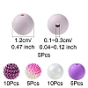 DIY Round Silicone & Acrylic & Berry Beads Making Findings Kits DIY-FS0006-26F-4