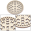 Wooden Basket Bottoms AJEW-WH0126-07B-4