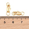 Brass Lobster Claw Clasps KK-CBAA0F5-01G-3