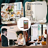 Rectangle A4 T Shaped Acrylic Name Card Holder ODIS-WH0080-26A-5