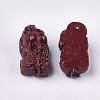 Synthetic Coral Pendants CORA-S027-29-4