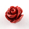 Dyed Flower Synthetical Coral Beads CORA-R011-32C-1