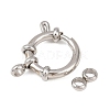 304 Stainless Steel Spring Ring Clasps STAS-L310-04P-2