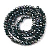 Electroplate Glass Beads Strands LS-EGLA-A044-P3mm-B12-3