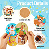 5D DIY Diamond Painting Cup Mat Kits DIY-TAC0021-09E-5