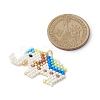 Seed Beads Beaded Pendants PALLOY-MZ00250-02-2