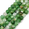 Natural Fire Crackle Agate Beads Strands G-C082-A01-51-2