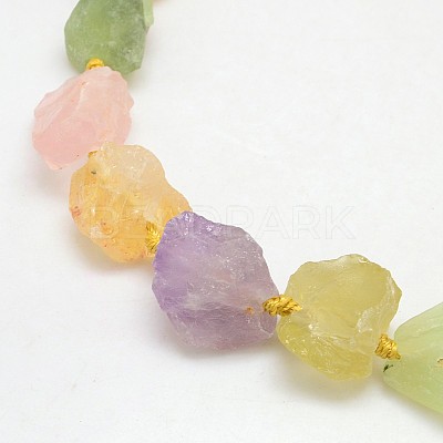 Natural Mixed Gemstone Beads Strands X-G-L159-10-1